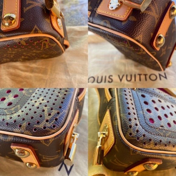 SOLD Louis Vuitton RARE Limited Edition Perforated Mini Trocadero Shoulder Bag - Picture 11 of 16
